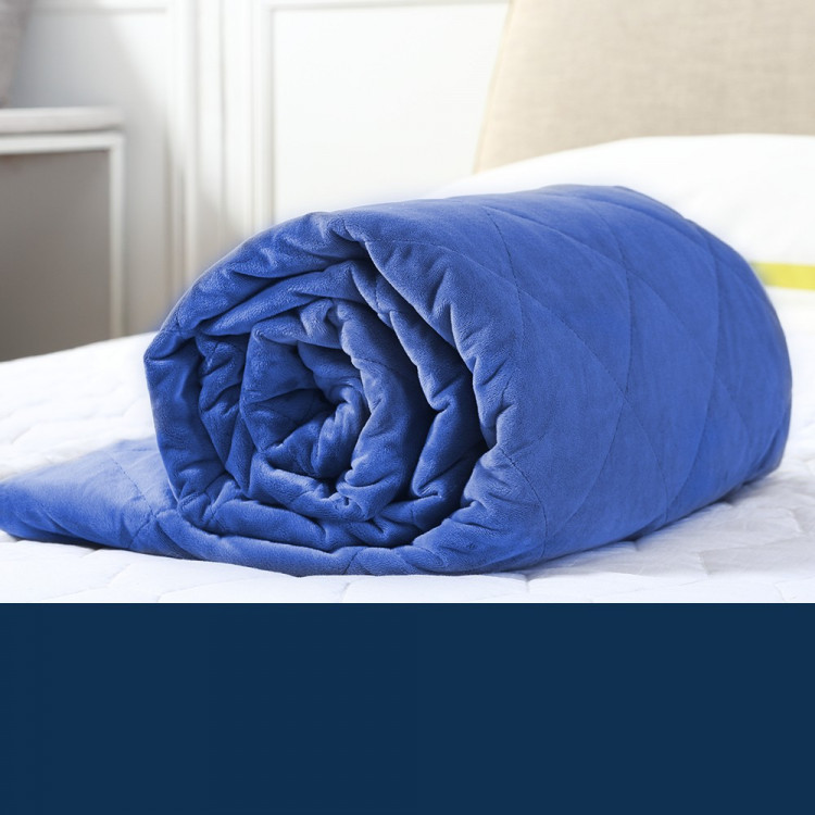 Kids Weighted Blanket Deep Relax Sleeping Blue