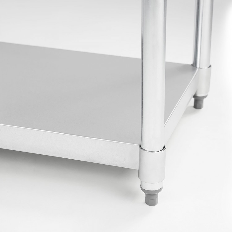304 Stainless Steel Prep Kitchen Work Bench 762 x 610mm ...