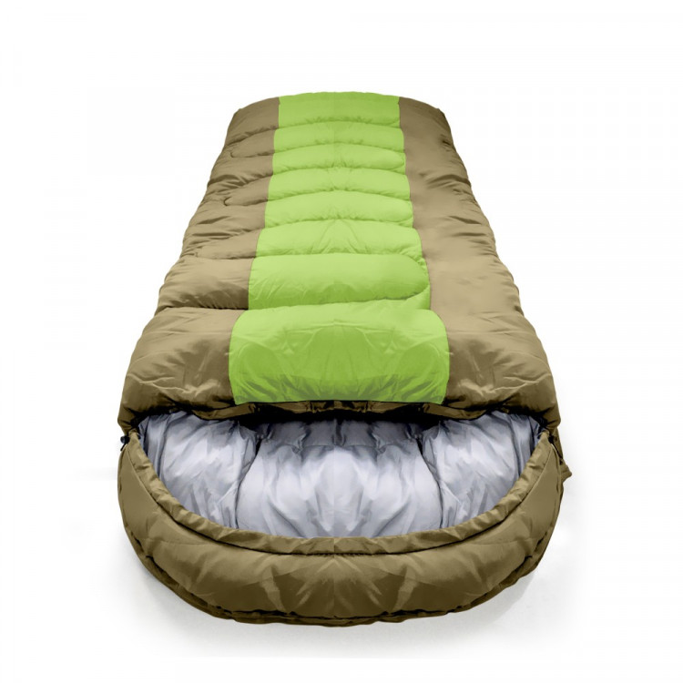 Thermal Single Outdoor Camping Sleeping Bag Mat Tent Hiking Green