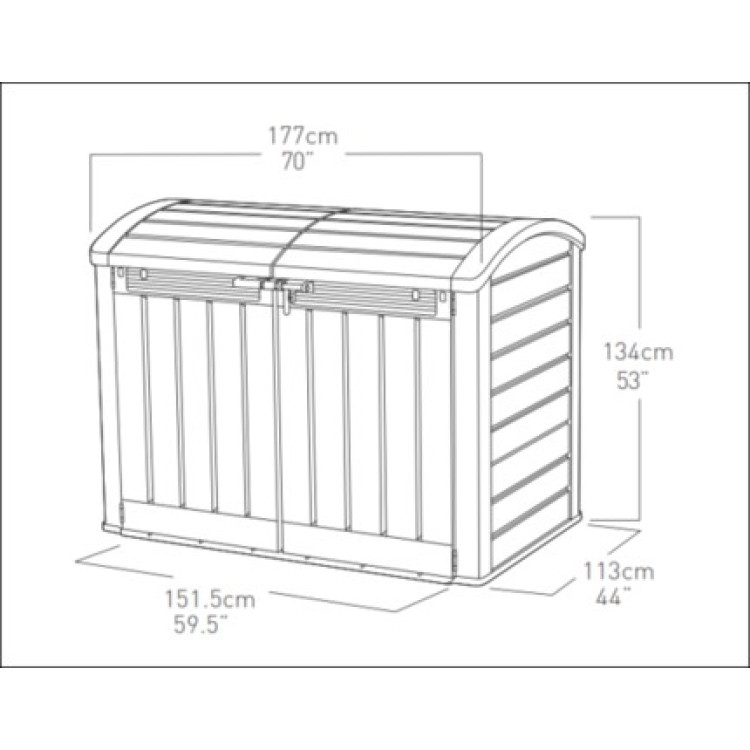 Keter Store-It-Out Ultra Garden Storage Box image 7