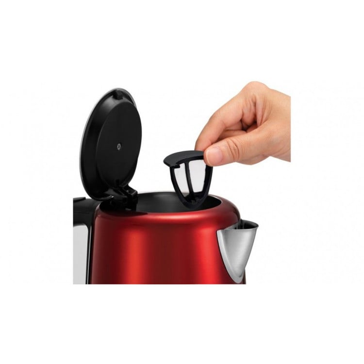 Morphy Richards 1L Accents Stainless Steel Kettle Red image 4