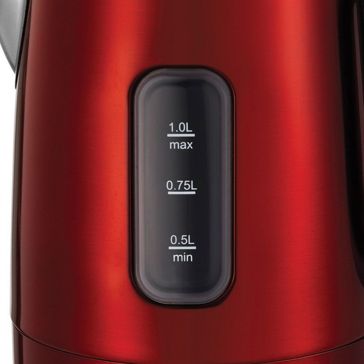 Morphy Richards 1L Accents Stainless Steel Kettle Red image 7