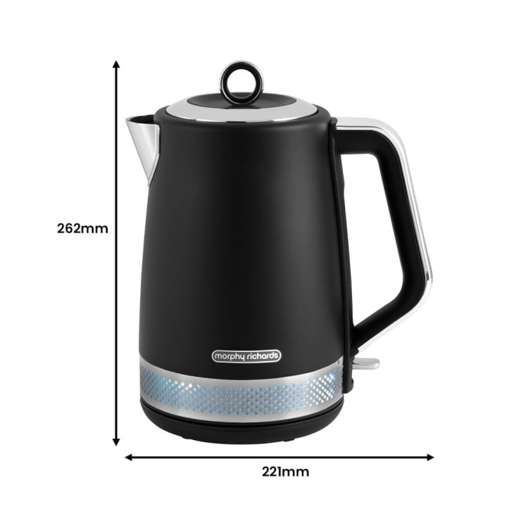 Morphy Richards 1.7L Illumination Jug Kettle - Black image 3
