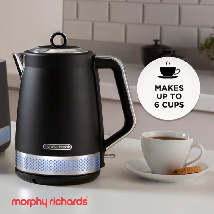 Morphy Richards 1.7L Illumination Jug Kettle - Black image 8