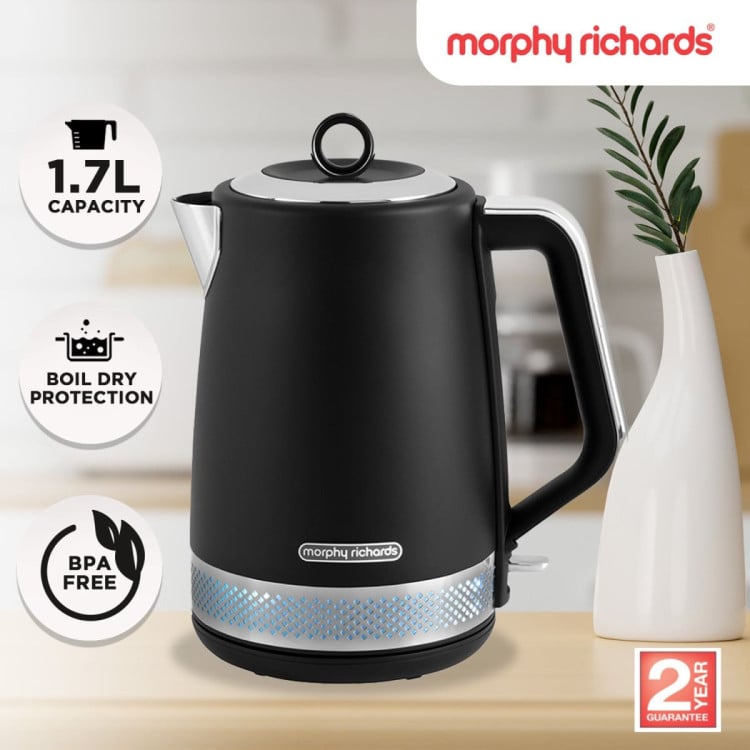 Morphy Richards 1.7L Illumination Jug Kettle - Black image 11