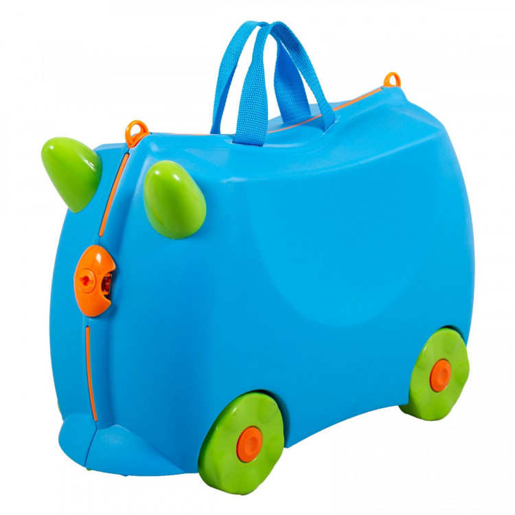 Kiddicare Bon Voyage Kids Ride On Suitcase Luggage Blue image 2