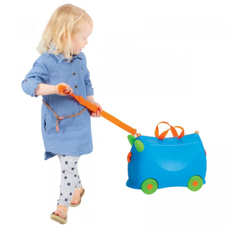 Kiddicare Bon Voyage Kids Ride On Suitcase Luggage Blue image 5