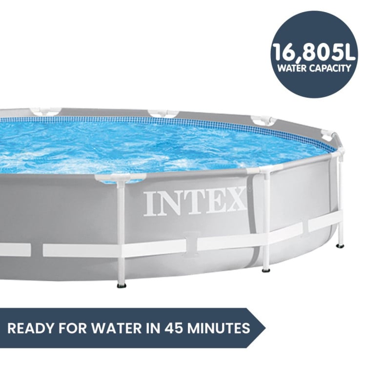 Intex 26726NP Prism Frame Swimming Pool 4.57m x 1.22m with Pump image 12