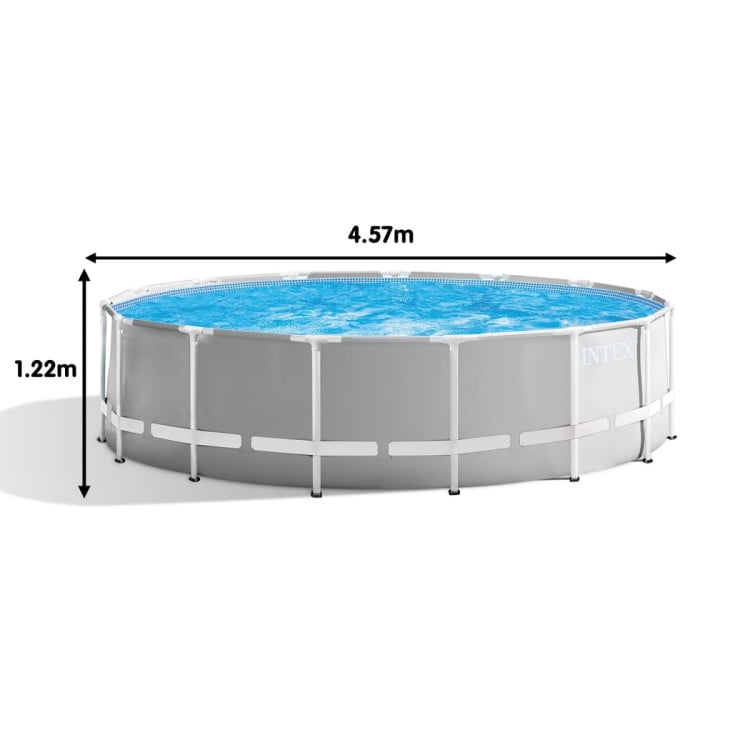 Intex 26726NP Prism Frame Swimming Pool 4.57m x 1.22m with Pump image 4