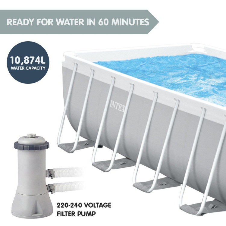 Intex 26792AU Above Ground Swimming Pool Rectangular 4.88m x 2.44m image 7