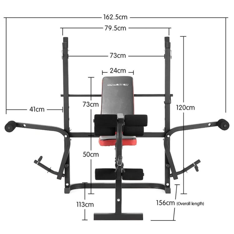 Powertrain Home Gym Workout Bench Press without Weights image 4