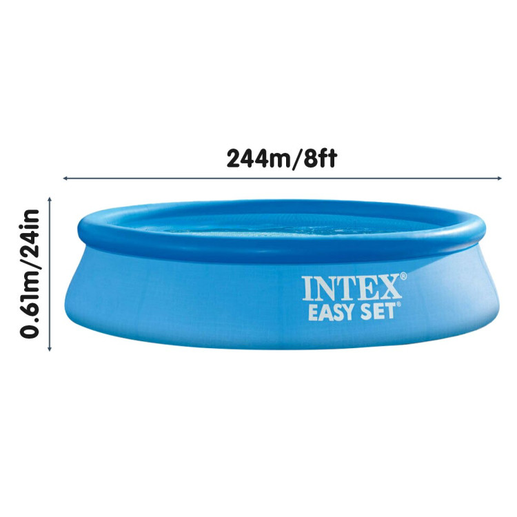 Intex 28108AU Easy Set Above Ground Swimming Pool 2.44m x 61cm image 5