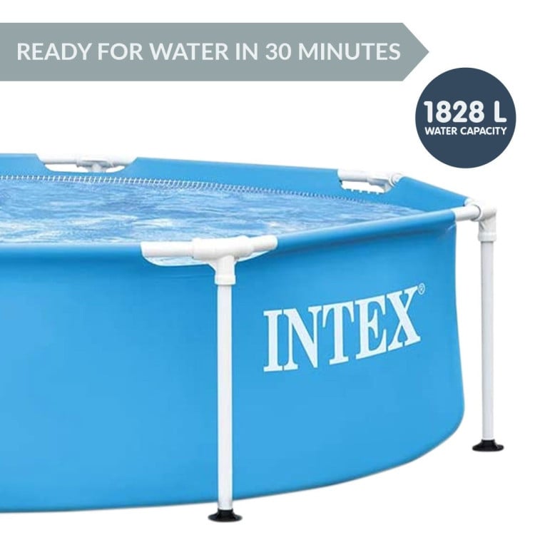 Intex 28205NP Framed Swimming Pool 8ft x 20in image 8