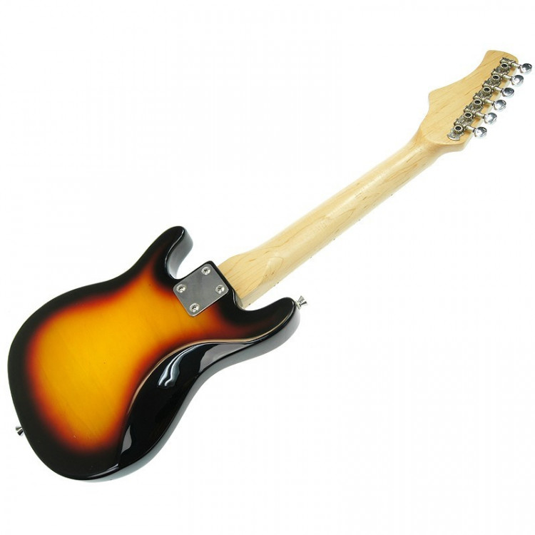 Karrera Childrens Electric Guitar 3W Sunburst image 8
