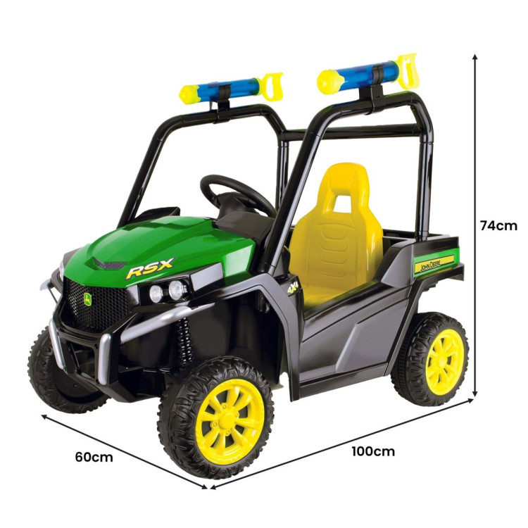Kahuna John Deere RSX Gator Battery Operated 1-Seater Kids Ride-On Car with Water Bazookas image 5