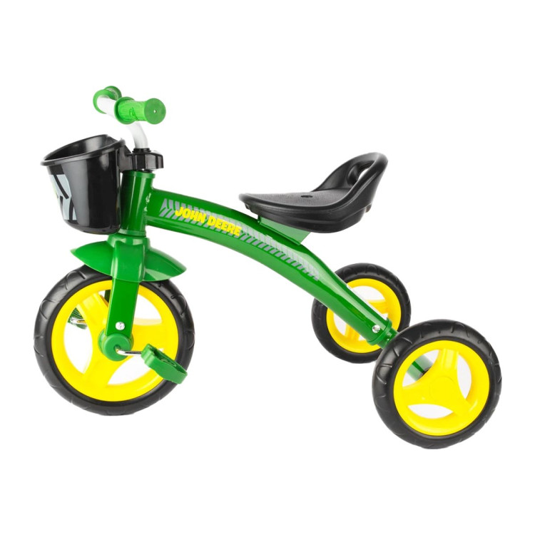 John Deere Green Steel Tricycle Ride On Toy 46790 image 3
