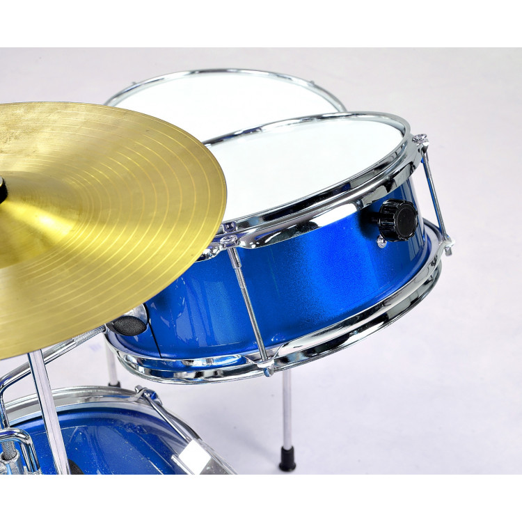 Children's 4pc Drum Kit - Blue image 5