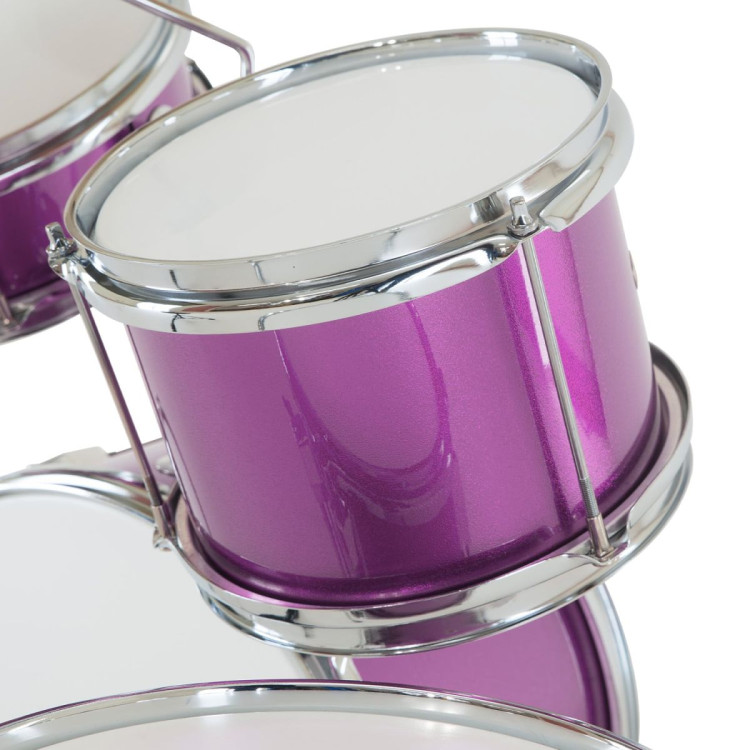 Karrera Childrens 4pc Drum Kit - Purple image 7