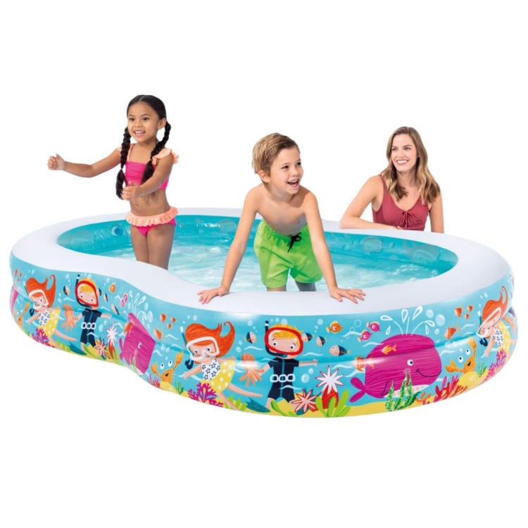 Intex Swim Center Snorkel Fun Inflatable Pool image 3