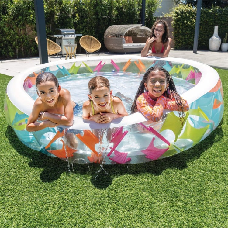 Intex Swim Center Pinwheel Inflatable Pool image 7