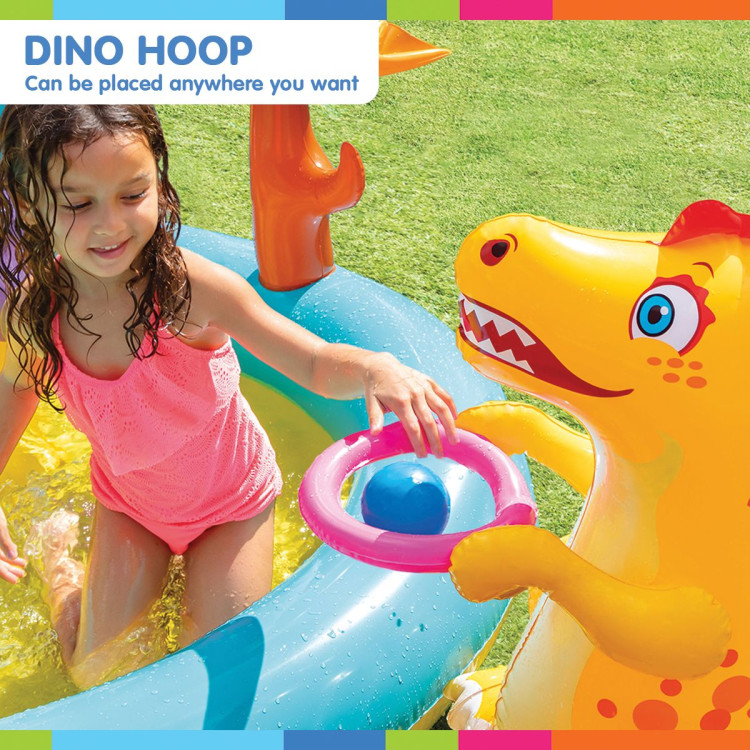 Intex 57135NP Dinoland Play Centre Inflatable Kids Pool with Slide image 6