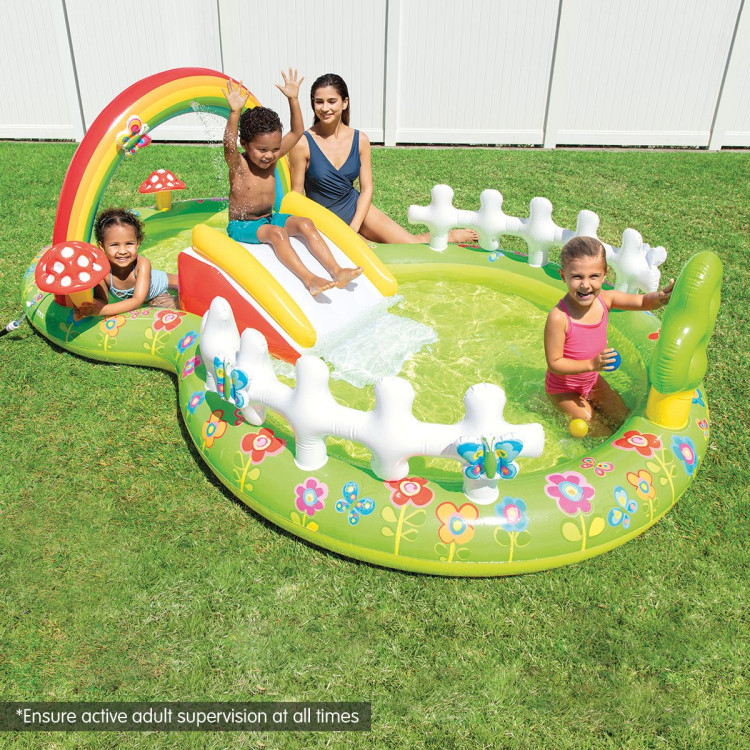 Intex 57154NP Inflatable Garden Kids Play Centre Water Slide Pool image 8