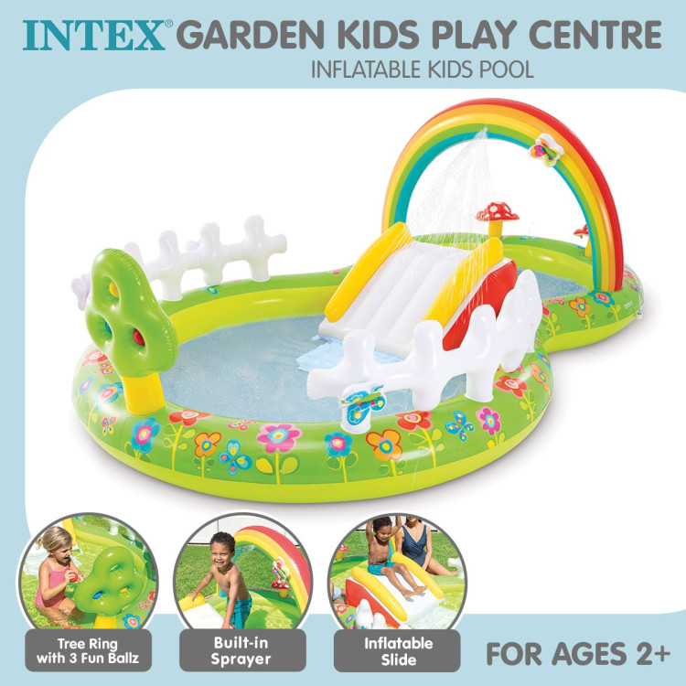 Intex 57154NP Inflatable Garden Kids Play Centre Water Slide Pool image 2