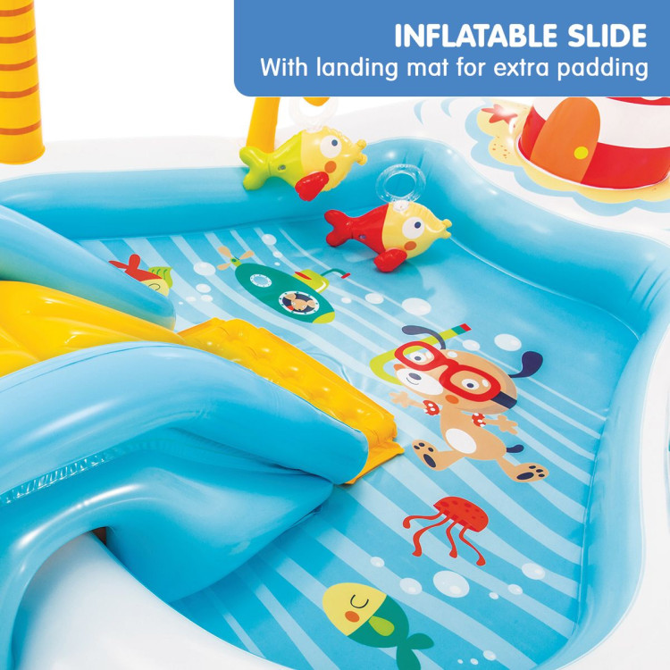 Intex 57162NP Fishing Fun Play Centre Inflatable Kids Swimming Pool image 5