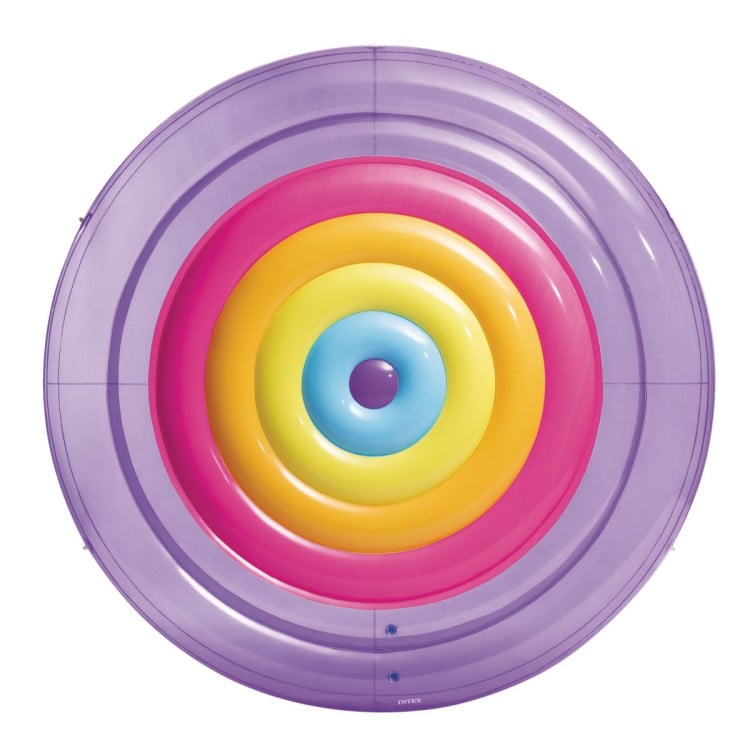 Intex Inflatable Pool Float - Rainbow Fiesta Island image 3