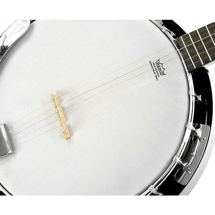 Karrera 5 String Resonator Banjo - Black image 3