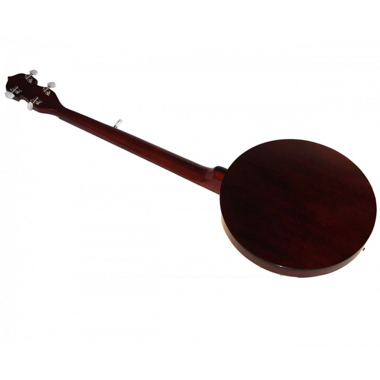 Karrera 5 String Resonator Banjo - Brown image 5