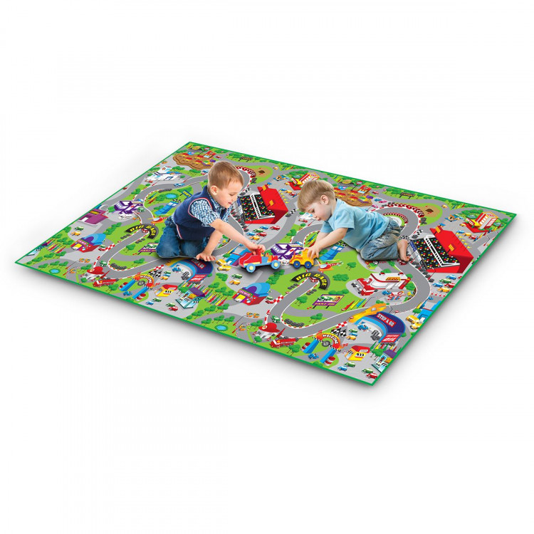 Rollmatz Race Track Baby Kids Play Floor Mat 200cm x 120cm image 2