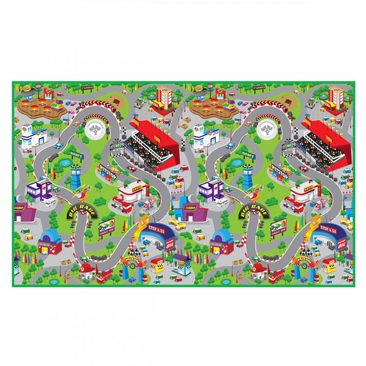 Rollmatz Race Track Baby Kids Play Floor Mat 200cm x 120cm image 3