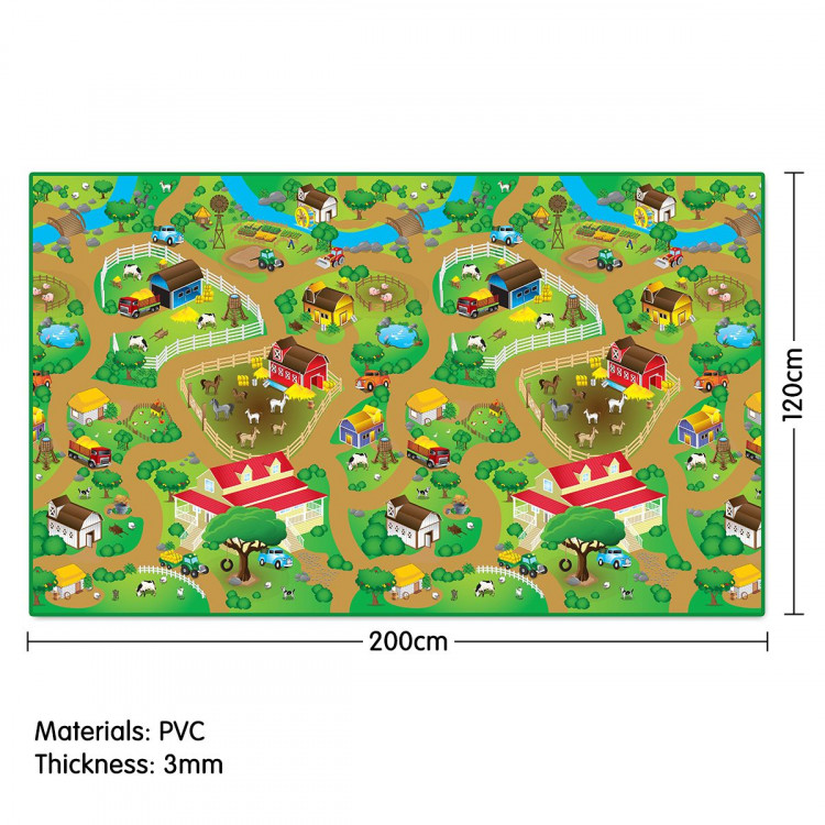 Rollmatz Farm Design Baby Kids Floor Play Mat 200cm x 120cm image 6
