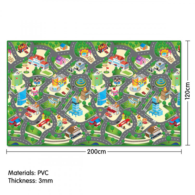 Rollmatz City Design Baby Kids Play Floor Mat 200cm x 120cm image 6