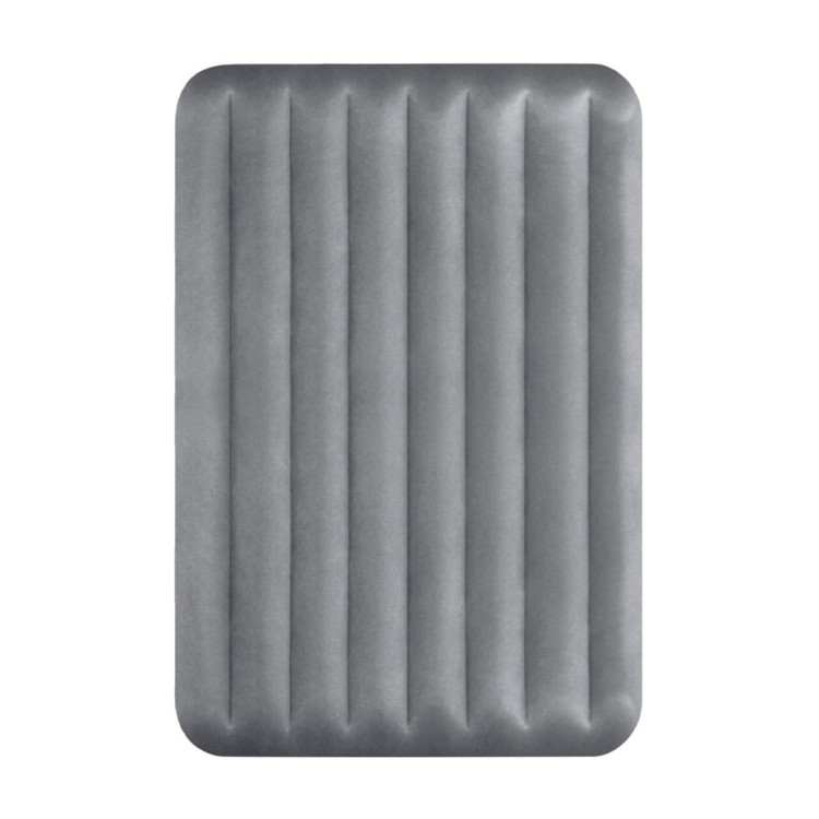 Intex Queen Dura-Beam Prestige Gray Airbed with Fastfill USB Pump image 7