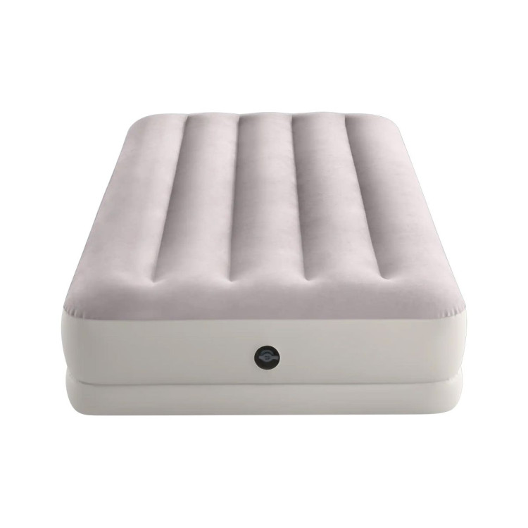 Intex Cream Twin Dura-Beam Prestige Mid-Rise Airbed with USB Pump image 6