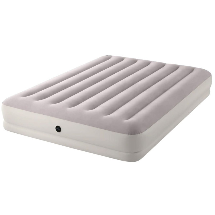 Intex Cream Dura-Beam Prestige Mid-Rise Airbed with USB Pump - Queen image 4