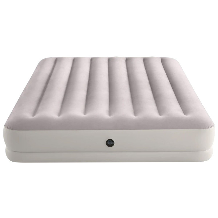 Intex Cream Dura-Beam Prestige Mid-Rise Airbed with USB Pump - Queen image 6