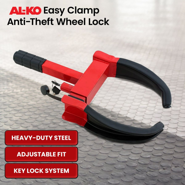 AL-KO 650300 Security Easy Clamp Anti Theft Wheel Lock image 3