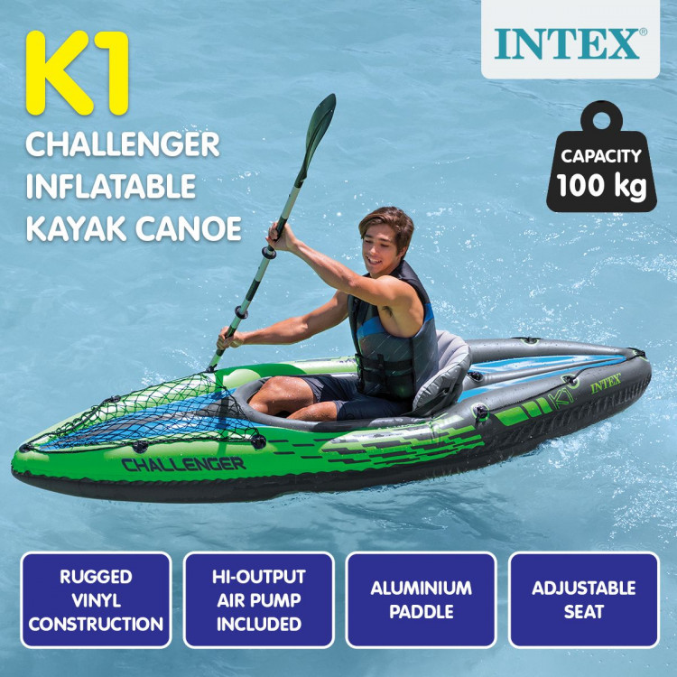 Intex Challenger K1 Inflatable Kayak 68305NP image 11