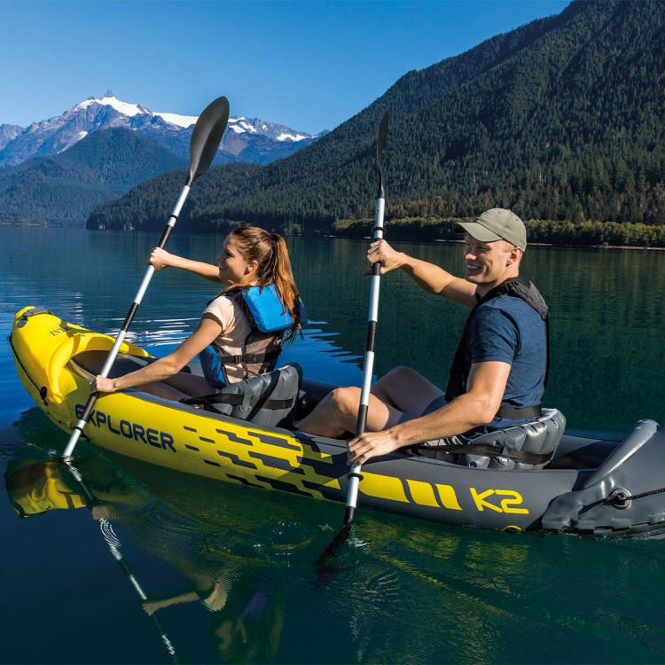 Intex Explorer K2 Inflatable Kayak Canoe 68307NP image 3