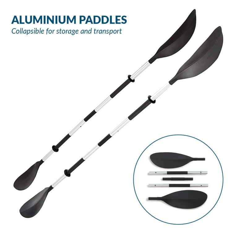 Intex 68309NP Excursion Pro K2 2-Seater Inflatable Kayak with Paddles image 7