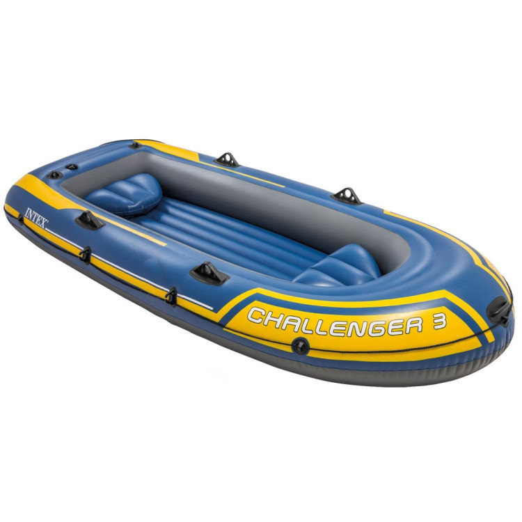 Intex 68370NP Challenger 3 Inflatable Boat Set image 4