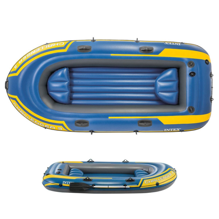Intex 68370NP Challenger 3 Inflatable Boat Set image 6