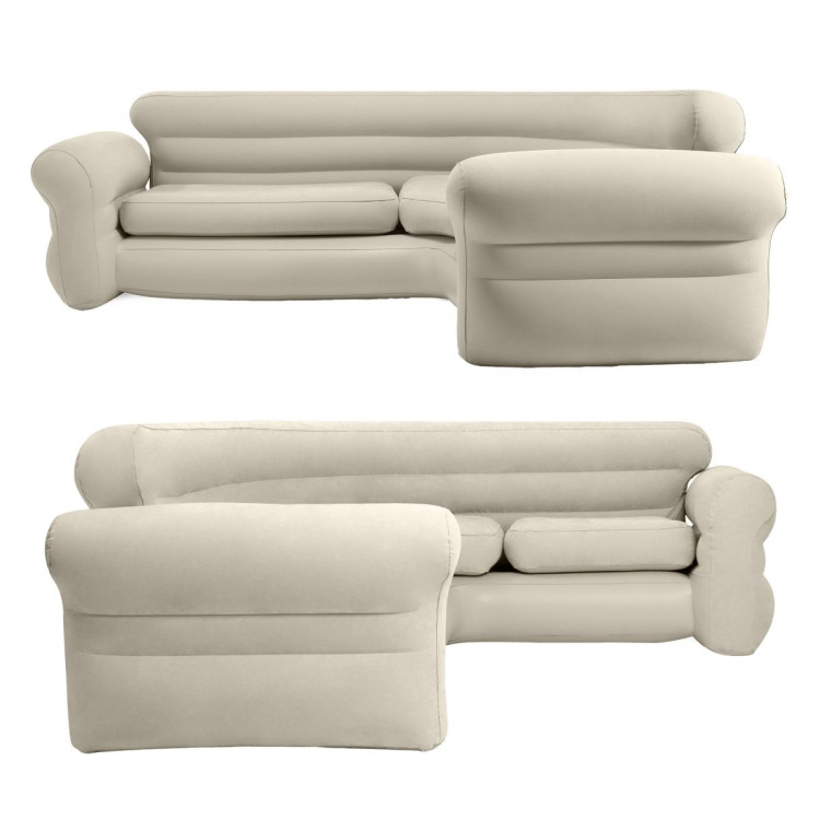 Intex Corner Sofa Inflatable Couch - L-Shaped Corner Sofa image 5