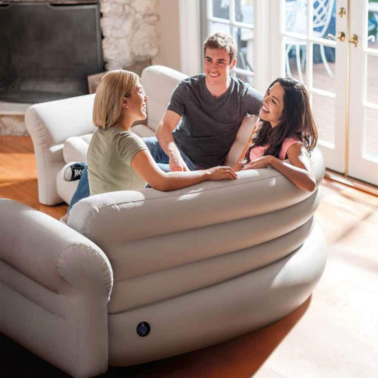 Intex Corner Sofa Inflatable Couch - L-Shaped Corner Sofa image 6