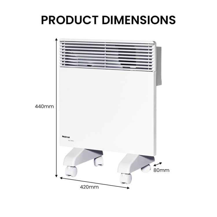 Noirot 1000W Spot Plus Electric Panel Heater with Wi-Fi Timer image 10