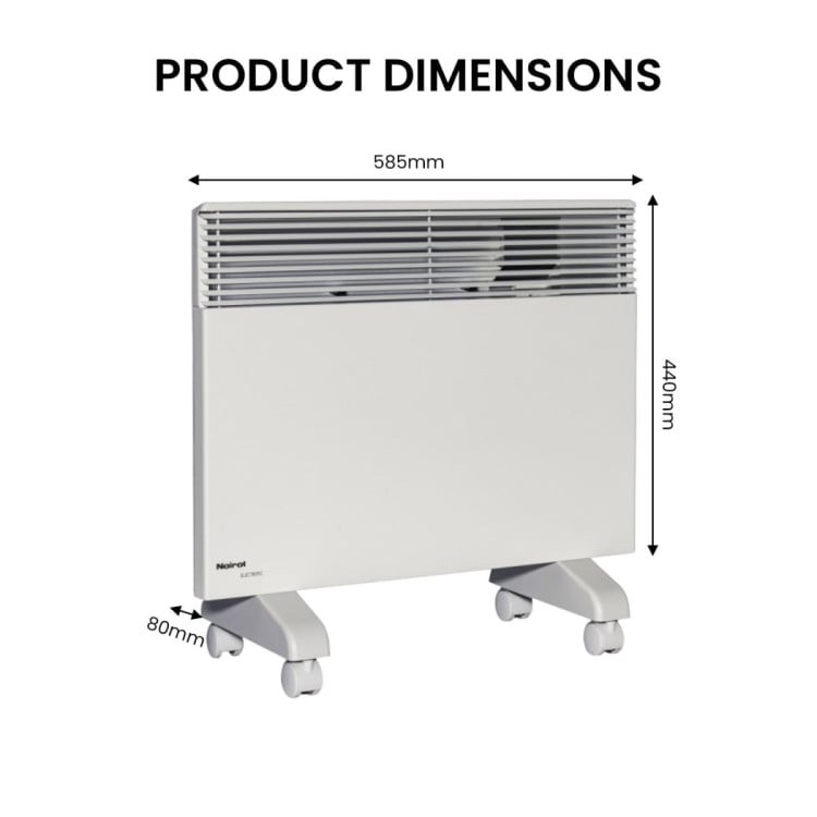Noirot 7358-5 1500W Electric Panel Heater - Refurbished image 7