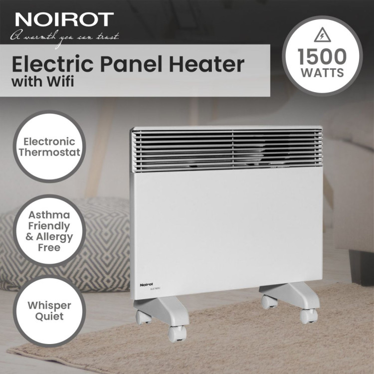 Noirot 1500W Spot Plus Electric Panel Heater w/ Wi-Fi Timer  Refurbished image 13
